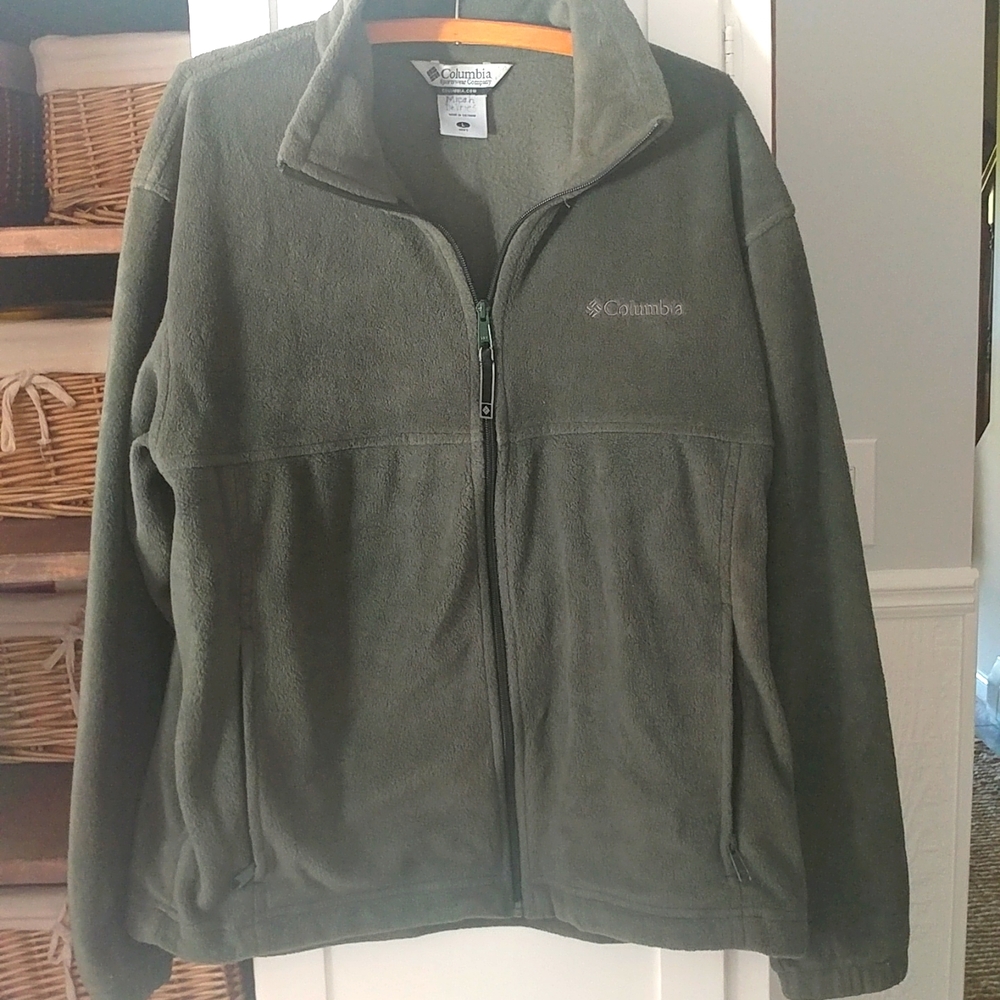 MENS COLUMBIA ZIP-UP FLEECE
